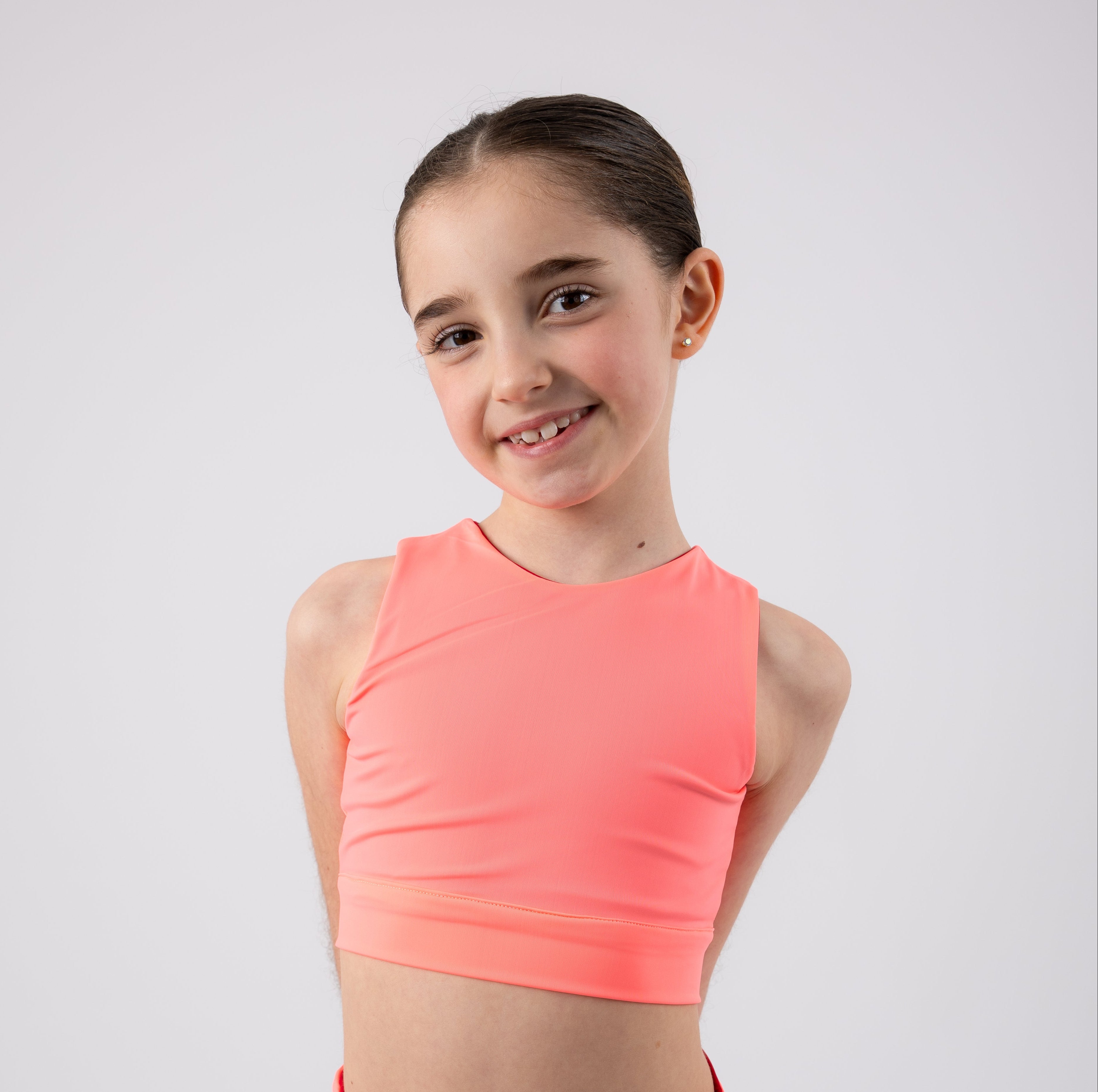 Top Reversível Rosa/Vermelho