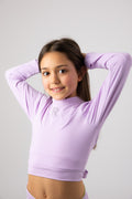 Camisola Cropped Lilás