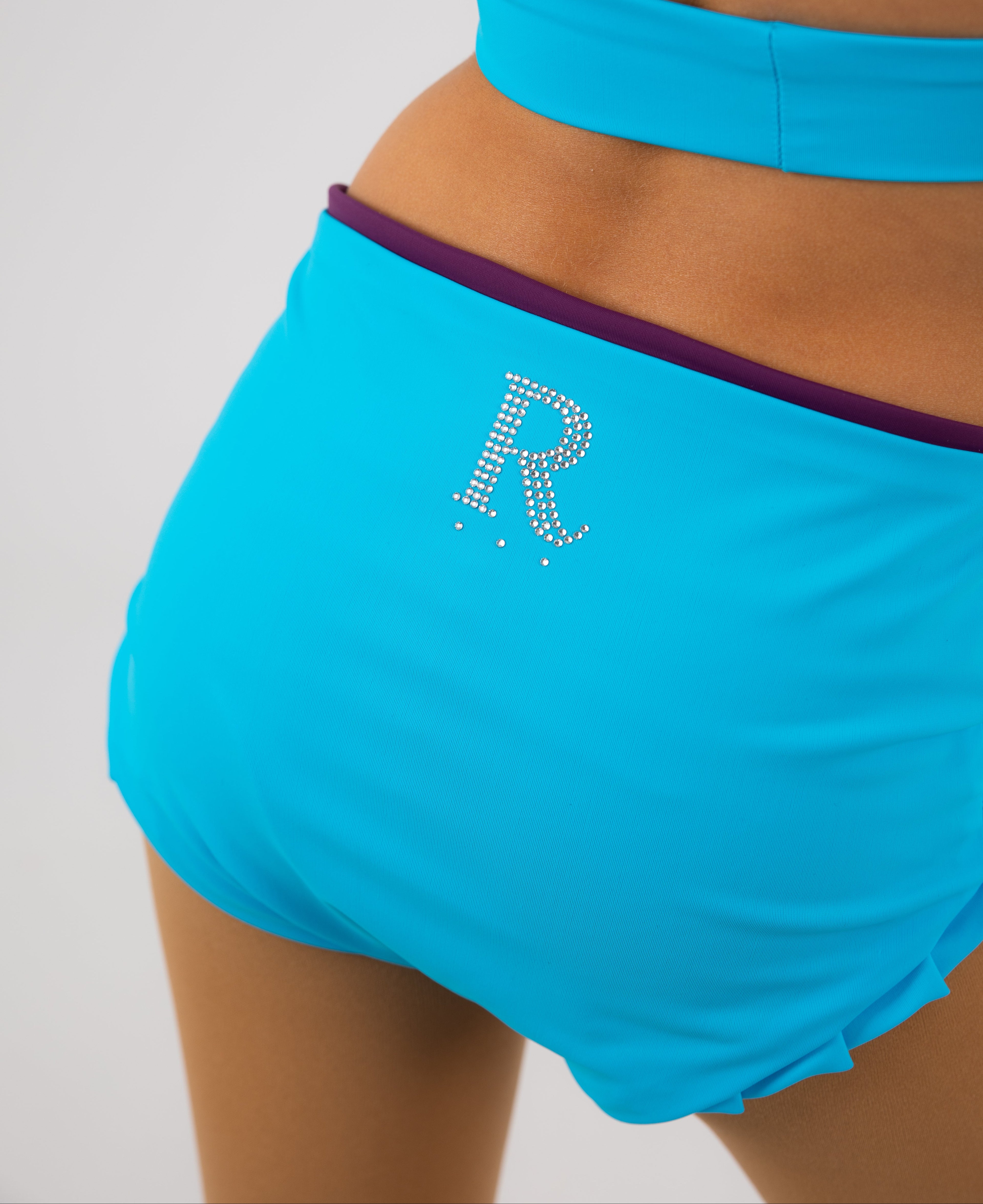 Culote Reversível Azul/Beringela