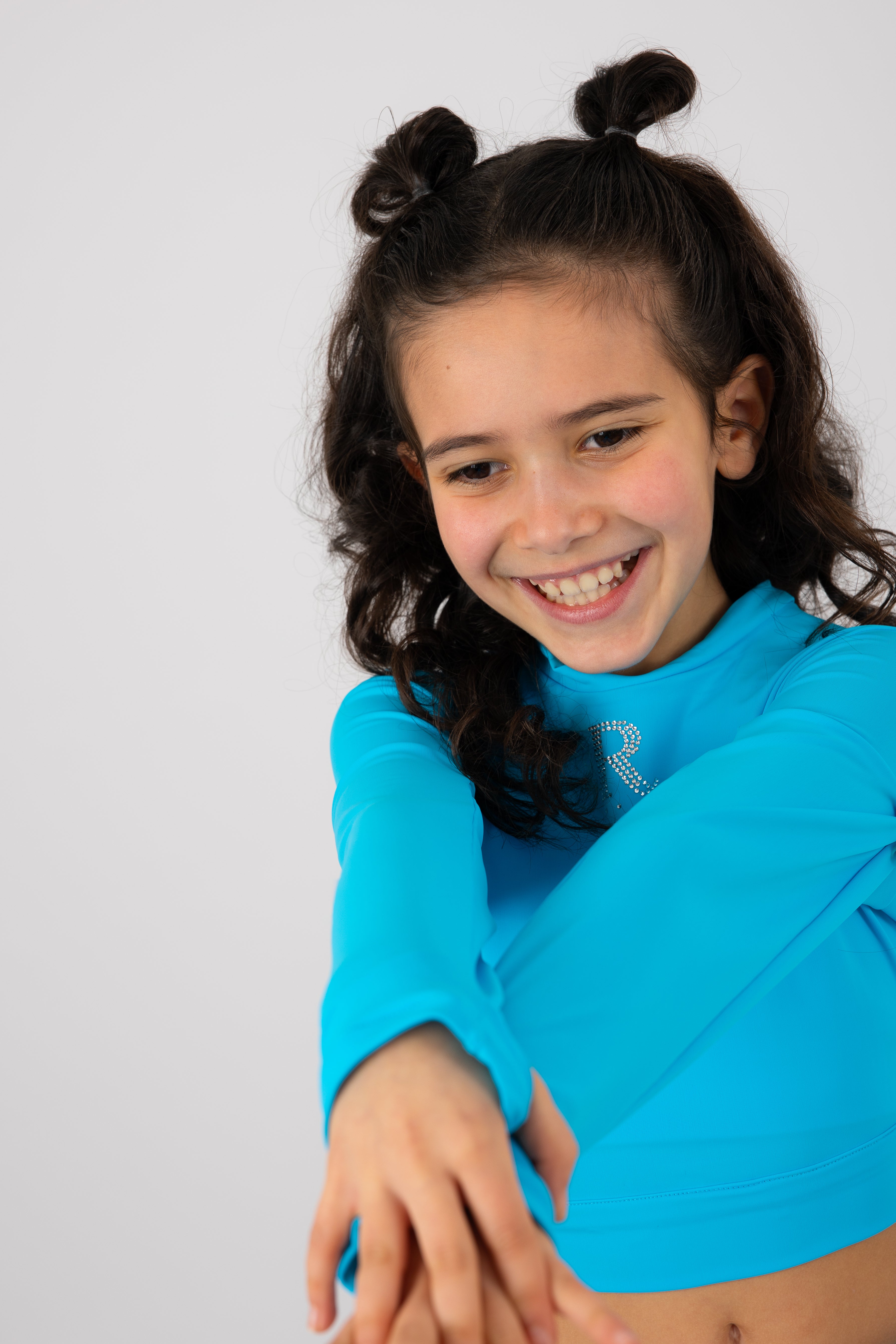 Camisola Cropped Azul