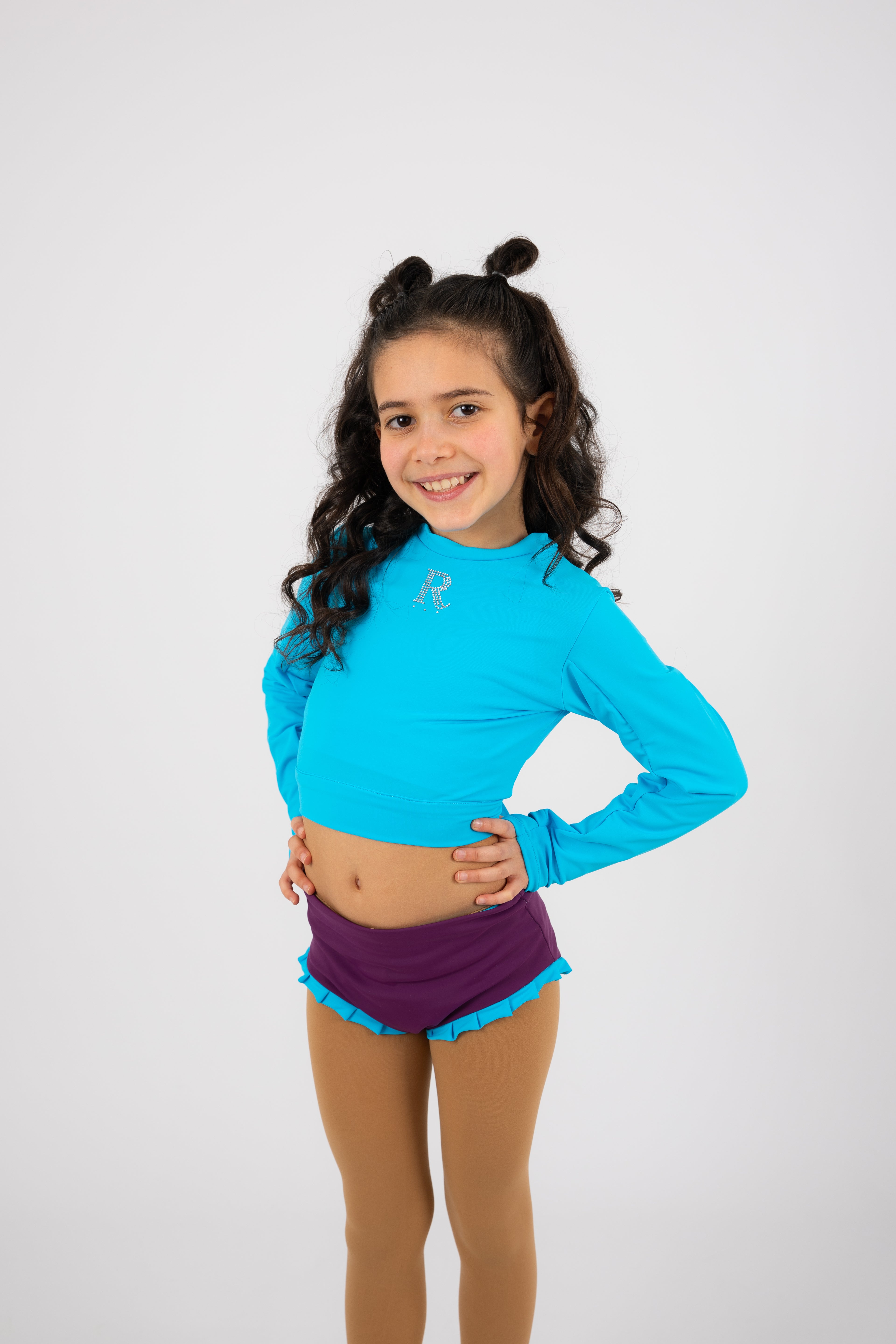 Camisola Cropped Azul
