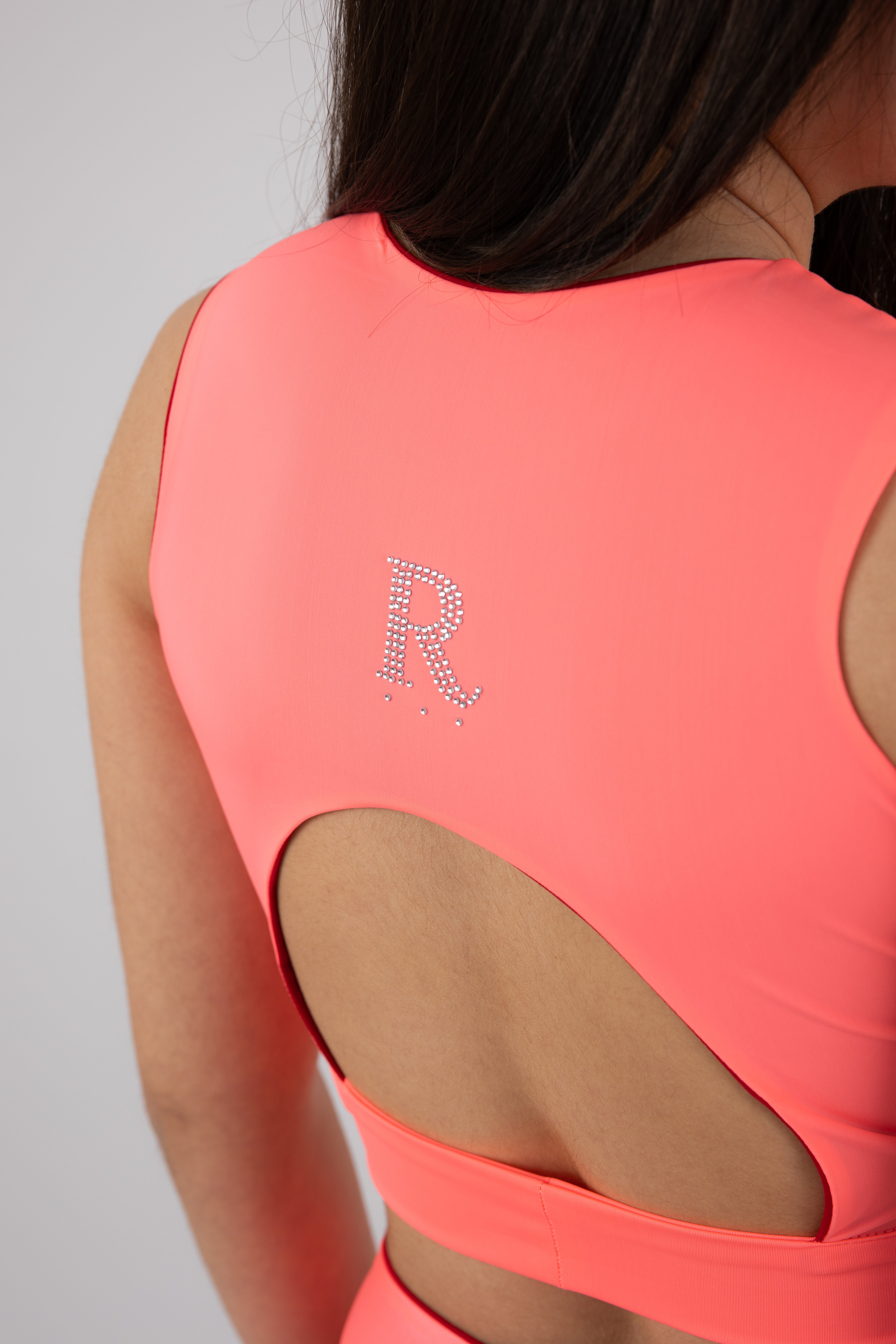 Top Reversível Rosa/Vermelho Adulto